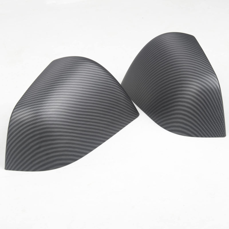  [AUSTRALIA] - ABS Matte Carbon Fiber Style Rearview Mirror Guard Cover Door Side Moulding Trim Exterior Accessories Compatible with 2021 2022 2023 2024 Tesla Model Y Matte Carbon Fiber(Model Y)