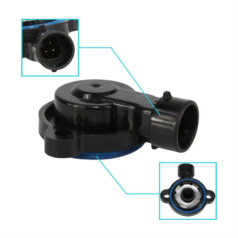 ZBN 213-912 17123855 17123852 Throttle Position Sensor Fit for Chevy GMC:S10 Express Silverado Malibu Blazer Astro Tahoe,Yukon Savana Safari Sierra,Deville Escalade,Century 1996-2007
