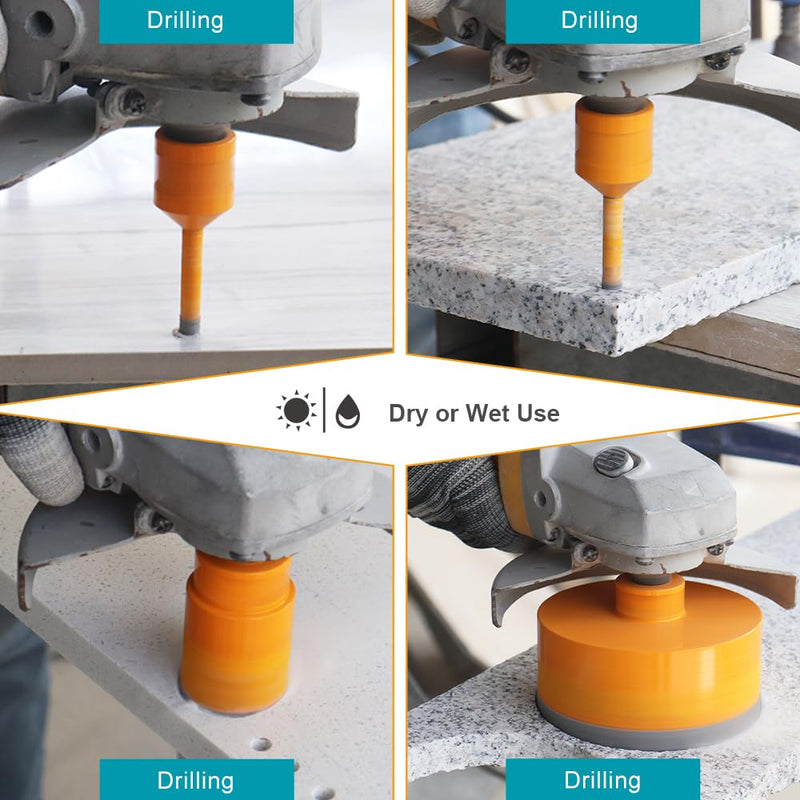 Diamond Core Drill Bit - 3" Tile Hole Saw for Porcelain Tile Ceramic Marble Granite 3"(75mm) 1