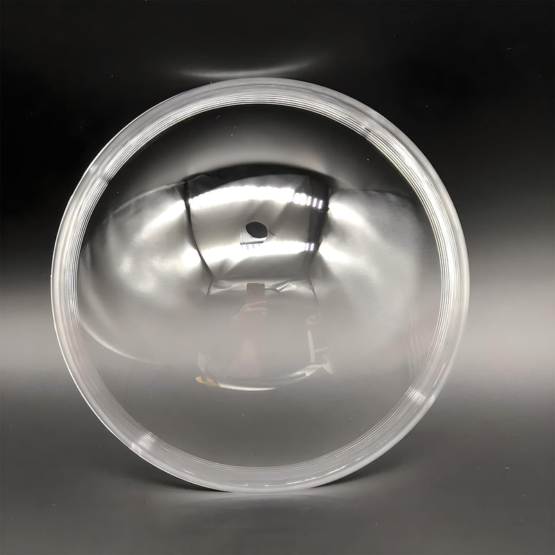 7" Acrylic Clear Dome Cover 177mm Diameter x 130mm High Transparent CCTV Security Camera Protective Housing Cover with Pre-drilled Mounting Holes