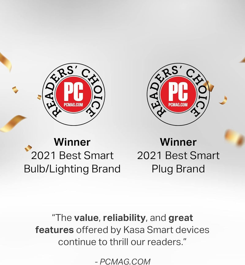 Kasa Smart Light Bulbs, Full Color Changing Dimmable Smart WiFi Bulbs Compatible with Alexa and Google Home, A19, 9W 800 Lumens,2.4Ghz only, No Hub Required, 4 Count (Pack of 1), Multicolor (KL125P4) 4 Pack 800 Lumens, 4-Pack