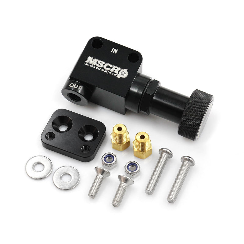 260-8419 Universal Adjustable Billet aluminum Knob Proportioning Valve Kit with bracket