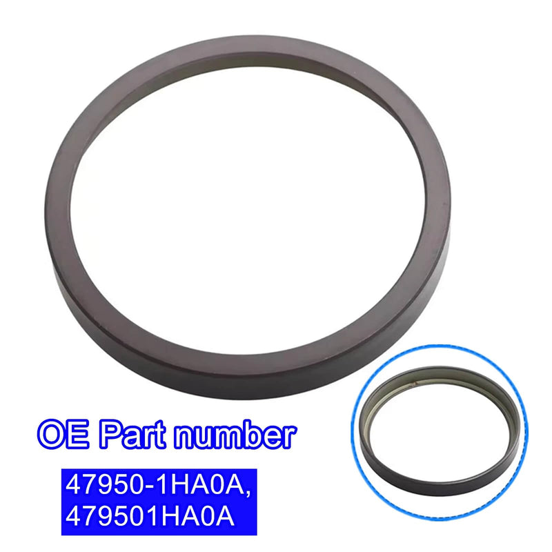 Wheel Speed Sensor Tone Ring Compatible with Nissan Versa 2012-2019,Abs Sensor-Rotor Antiskid Rear Replace 47950-1HA0A 479501HA0A