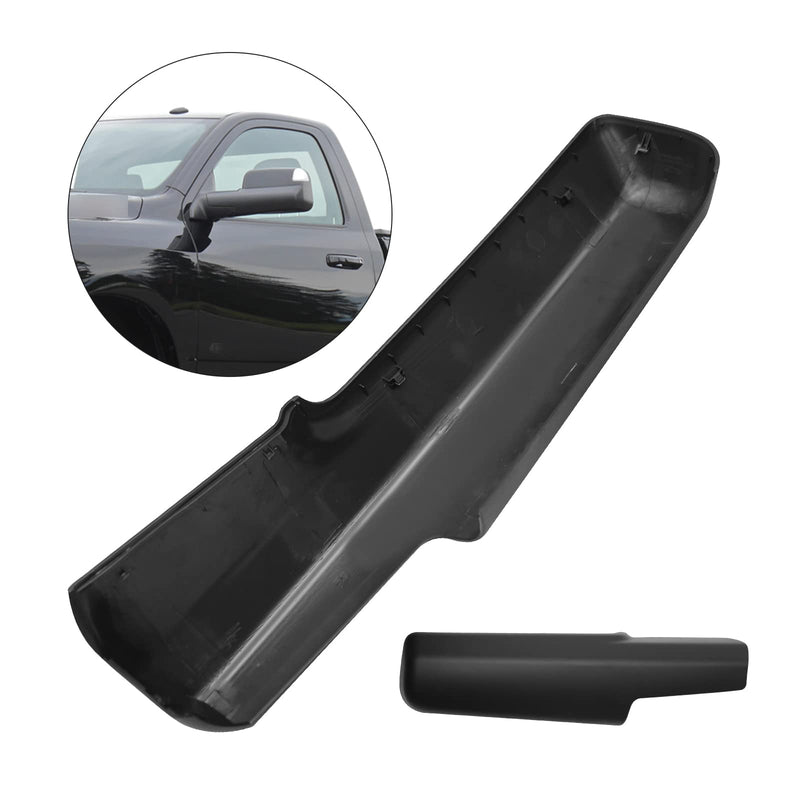 Trailer Tow Mirror Cover Cap Front Arm Right Passenger Side Replacement for Dodge RAM 2014-2019, 1500 2500 3500 Replace for #68263392AA