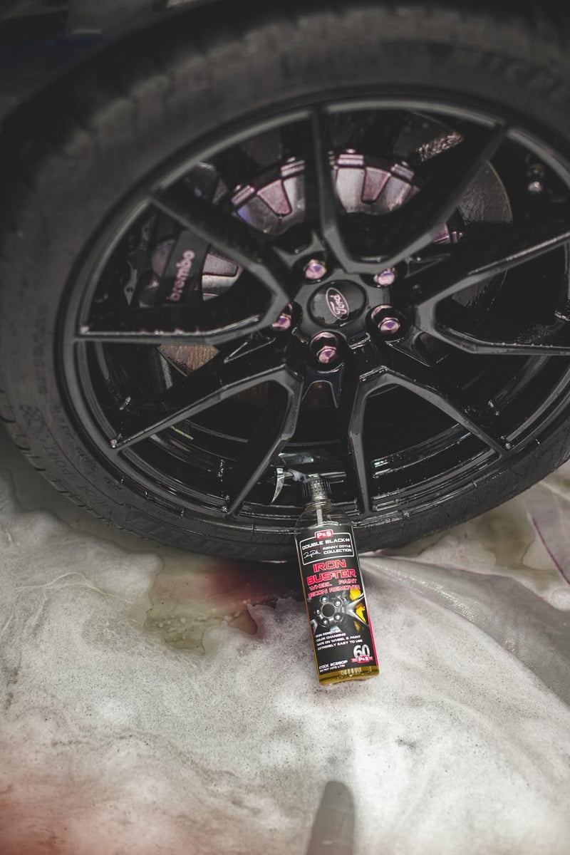 P & S Professional Detail Products Iron Buster Wheel & Paint Decon Remover - pH Balanced, Safe on Alloy, Chrome, Steel & Aluminum Wheels - 16 oz Spray 16 Ounce (Pack of 1)