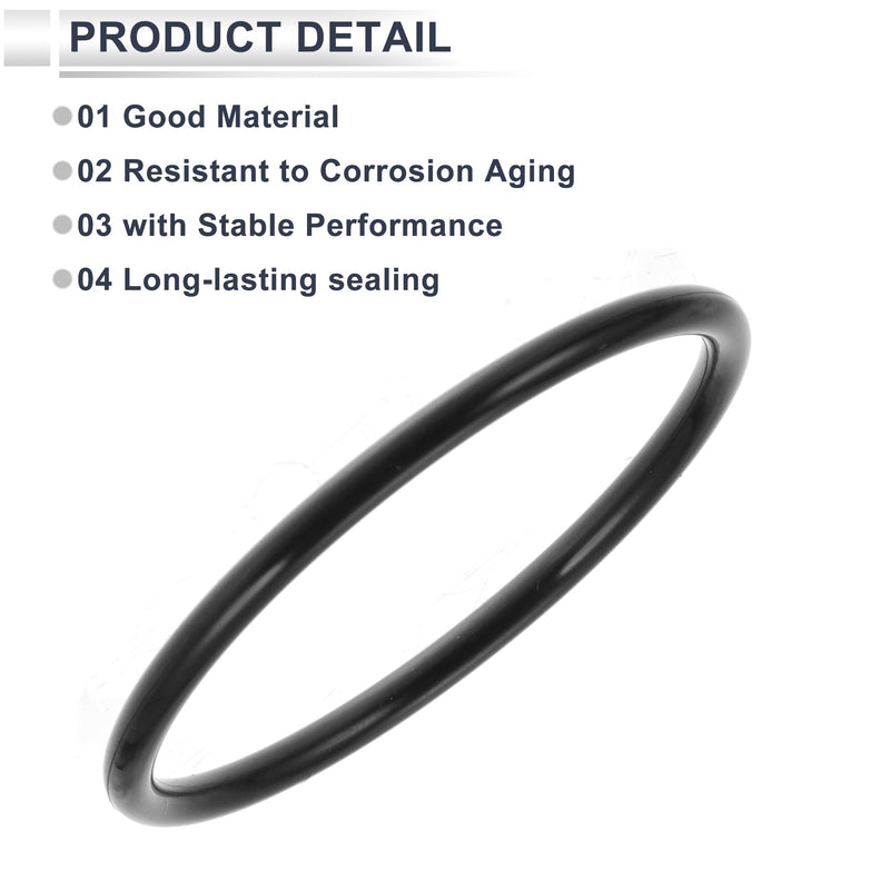 Water Pump Housing O-Ring for Honda Civic 2002-2015 Long-lasting Sealing Thermostat Housing Seal No.19322PCX003 Rubber 1 Pc