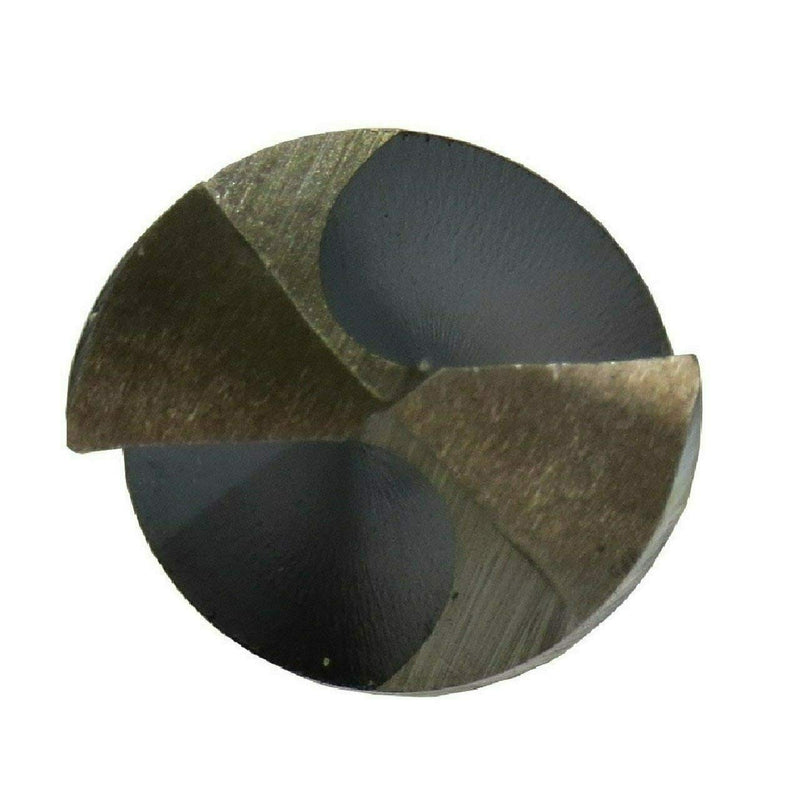 Drill America 1-1/4" Reduced Shank High Speed Steel Black & Gold Contractor Drill Bit with 3-Flat 1/2" Shank, KFD3F Series 1-1/4"