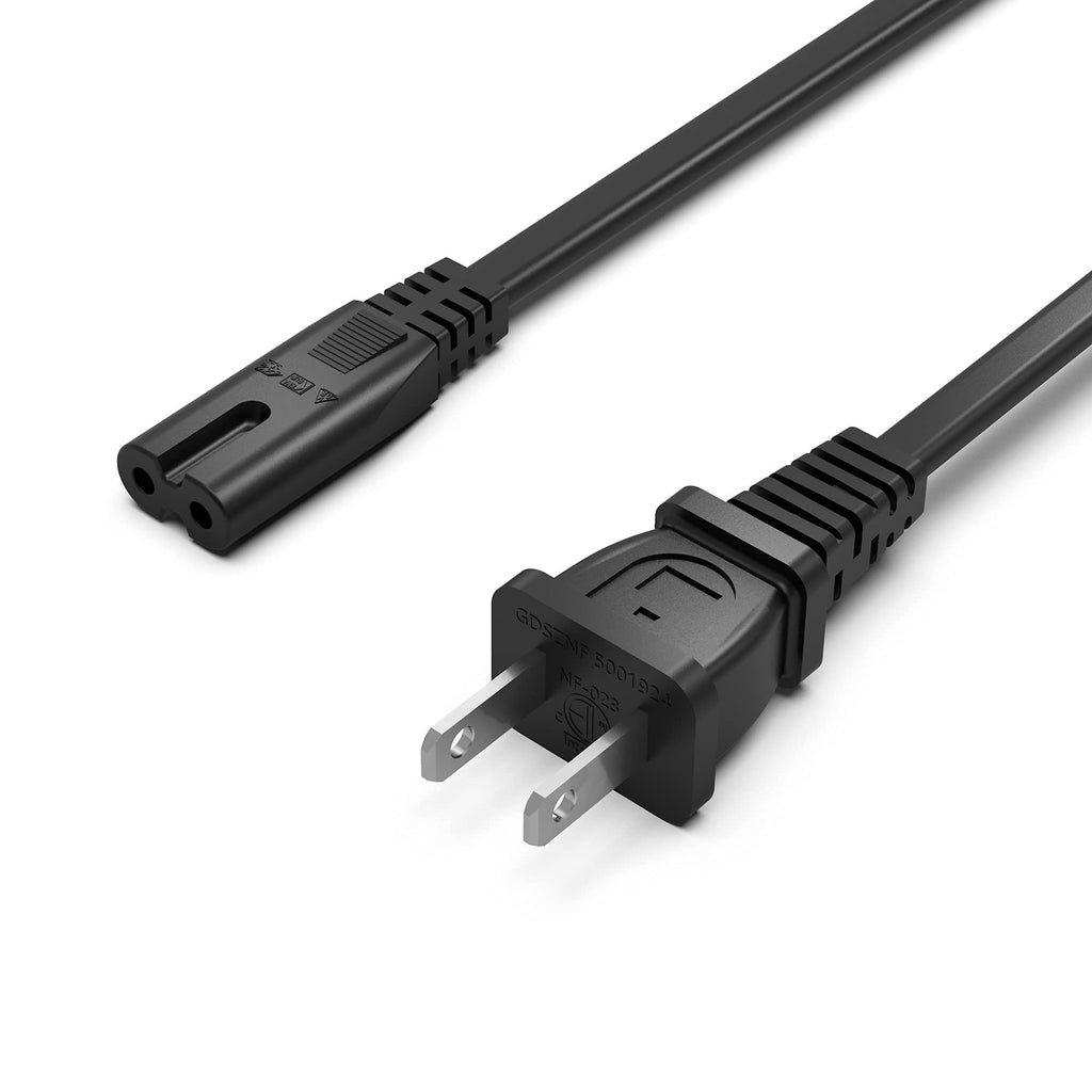 AC Power Cord Cable Fit for Xbox One S, Xbox One X, Xbox Series X/S Replacement - (ETL Listed Cable) 4Ft