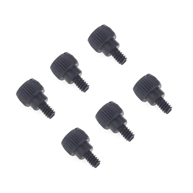 50 Pieces 6#-32x5 Computer Case Thumb Screws, Black