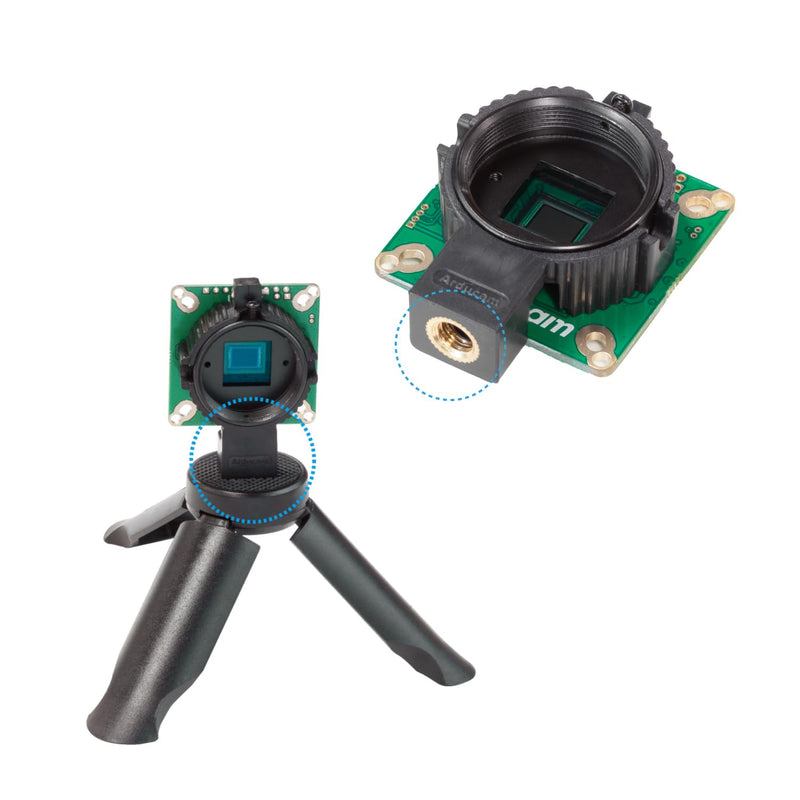 Arducam for Raspberry Pi HQ Camera Module,12.3MP IMX477 Raspberry Pi Camera for Raspberry Pi5/4B/3B+/Zero 2W, Comes with C-CS Adapter and Tripod Mount