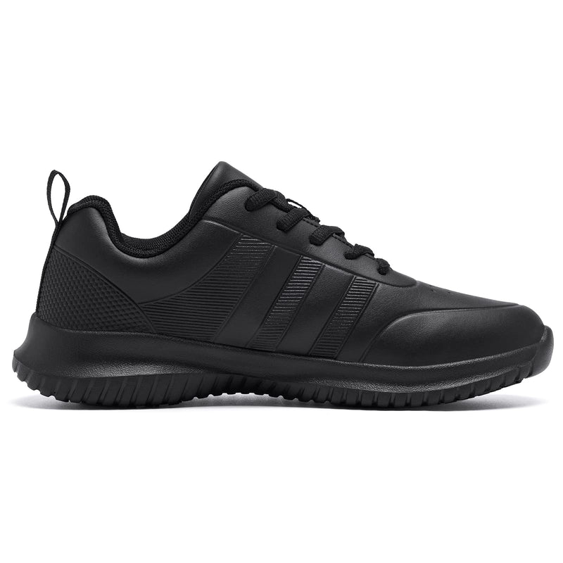 ENLEN&BENNA Food Service Shoes Slip Resistant Shoes for Women Nursing Shoes Comfortable Lightweight Non Slip Work Shoes for Women 8 Black