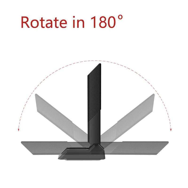 External WiFi 6 6E Tri-Band Antenna 6GHz 5.8GHz 2.4GHz Magnetic Base Replacement Antenna for PC Desktop Computer Asus Rog Strix Gigabyte Aorus Gaming WiFi Motherboard Card, Slinkdsco Wifi 6E Antenna