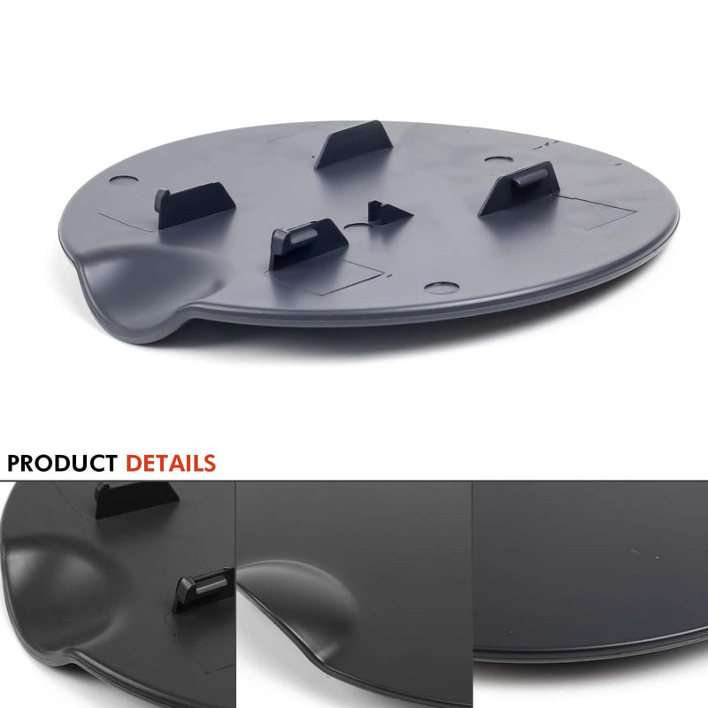 FL3Z-99405A26-BPTM Primed Fuel Filler Door Cover Gas Fuel Tank Cap Fit for Ford F-150 2015-2020, F-150 Raptor 17-25 Replace# FL3Z99405A26BPTM
