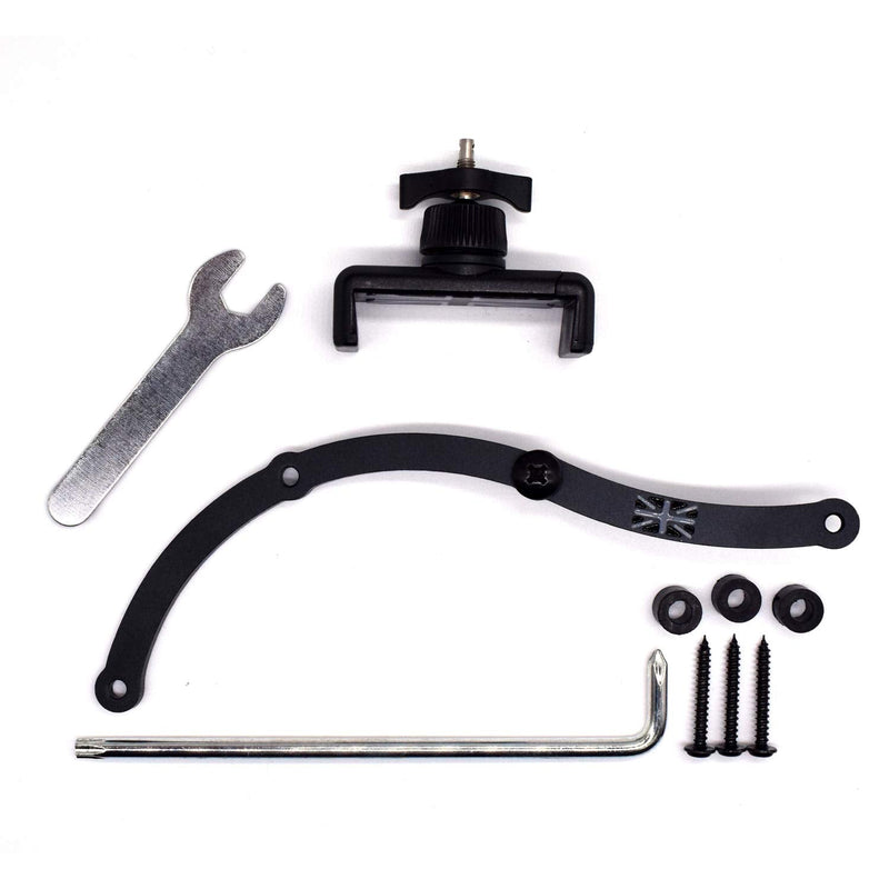 igersaw Behind Tachometer Mount Smart Phone GPS Mounting Design Holder Kit for Mini Cooper R55 R56 R57 R60 R61(2008-2013seris) Union Jack (Black & Grey Union Jack Flag Style) Black & Grey Union Jack Flag Style