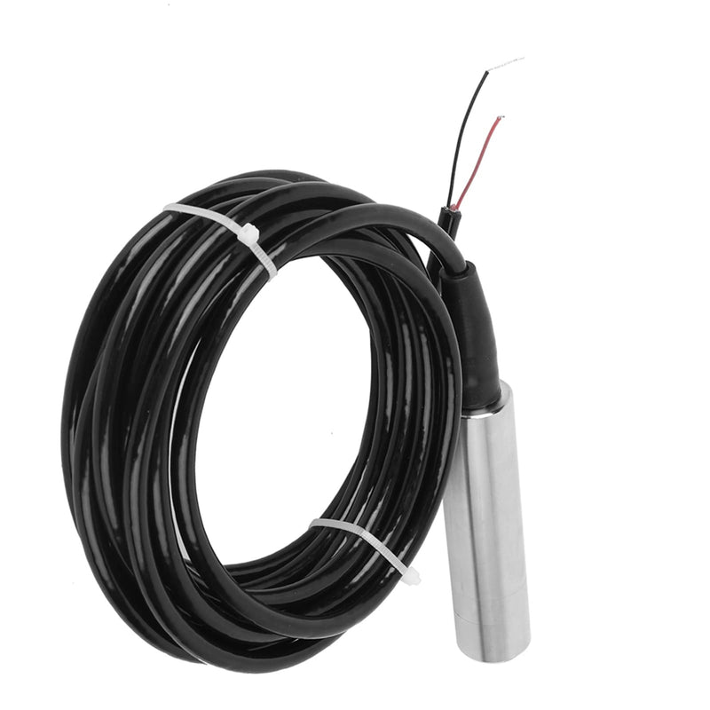 Liquid Level Sensor for Detecting DC24V 4-20mA Level Transmitter 304 Stainless Steel Signal Output Water Level Sensor Detector Liquid Level Sensor(0-2 Meters Range)