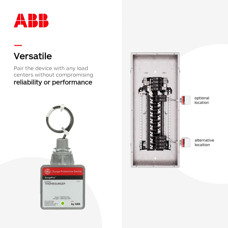  [AUSTRALIA] - THOMESURGEP by ABB • SurgePro™ Surge Protective Device • Externally Mounted Wired Residential SPD for Retail and Home • Type 1 SPD • Safe, Reliable, and Functional