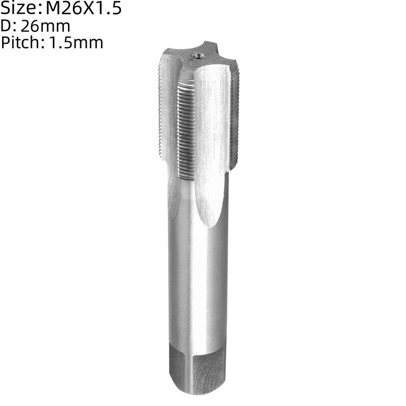 Burkit M26 X 1.5 Tap and Die Set, M26 x 1.5 Machine Thread Tap and Round Die Right Hand M26x1.5