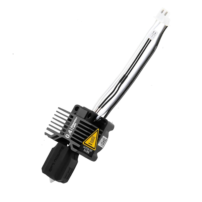 Bambuu Lab X1 Hotend Complete Kit – Full Assembly Hardened Steel Nozzle with Ceramic Heater, 0.4mm Nozzle, Cooling Fan & Heating Block | Bambu X1 Carbon Hotend Replacement for 3D Printing