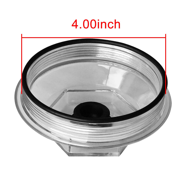 Oil Bath Dust Caps,for Dexter 9k-10K General Duty Axles Built After 1989, for Dexter 10K HD, 12K, 15K 4.0" Threads Trailer Axle Plastic Cover 21-36 Oil Caps 4PCS Kits, K71-148-00
