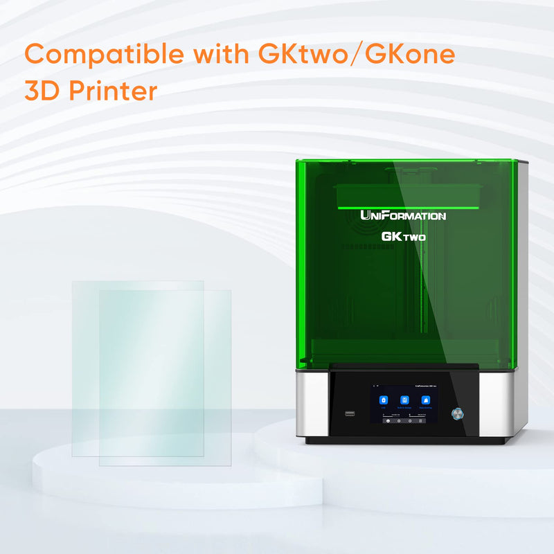 GKtwo nFEP Film Release Films for Uniformation GKWTO 10.3" LCD Resin Printer, 275mm*190mm*0.15mm (3PCS)