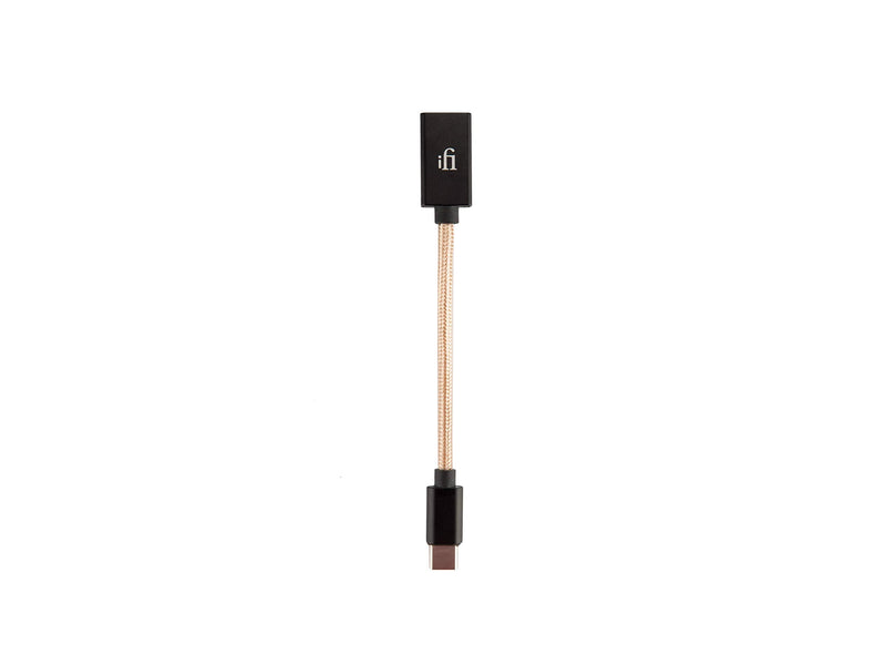 iFi Audio OTG Cable/Adapter for USB C for Android Phones/Digital Audio Players (DAPs) / Digital Analog Converters (DACs) / Amps/Laptops OTG Cable for USB C