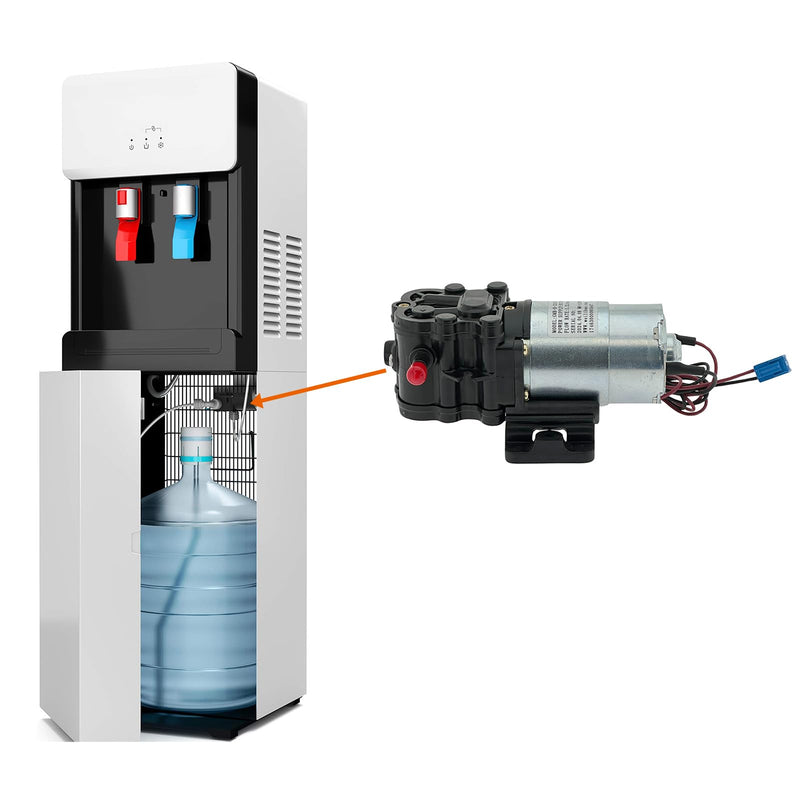 GMB-D-23130 Water Pump DC 12V 1.2L/min Compatible with Avalon, Primo, Brio Bottom Loading Bottled Water Cooler Dispenser