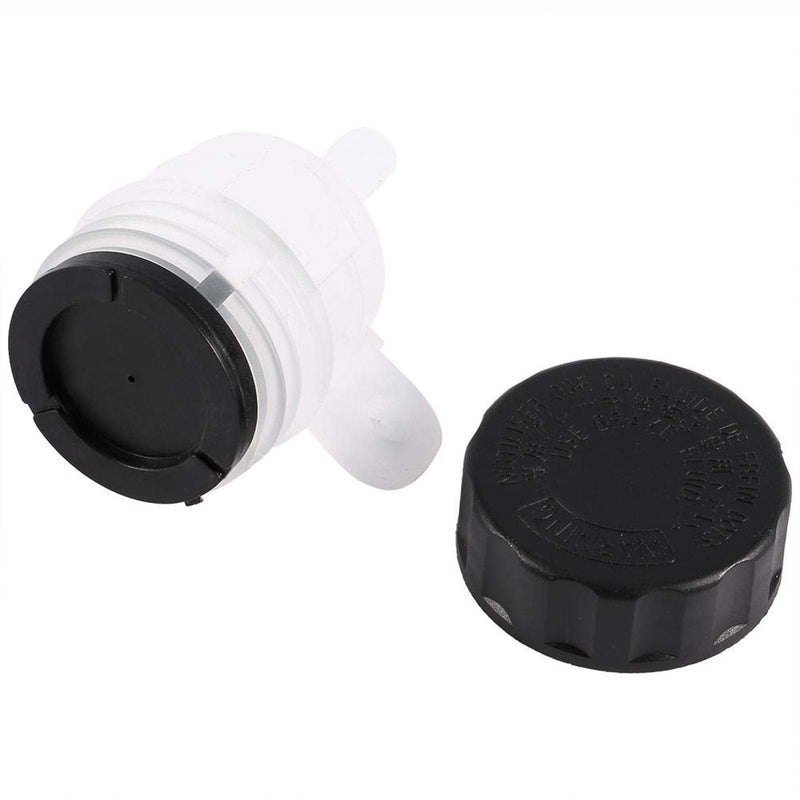 Motorcycle Rear Brake Reservoir - Universal Foot Rear Brake Master Cylinder Tank Oil Cup Fluid Bottle Reservoir