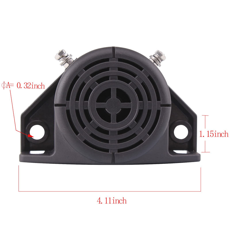 FARBIN Truck Back-up Alarm 105dB 12V/48V Car Reverse Horn BIBI Buzzer Warning Alarm Siren Waterproof Industrial Heavy-Duty Backup Warning (Circular Alarm reversing Horn) Circular Alarm reversing Horn