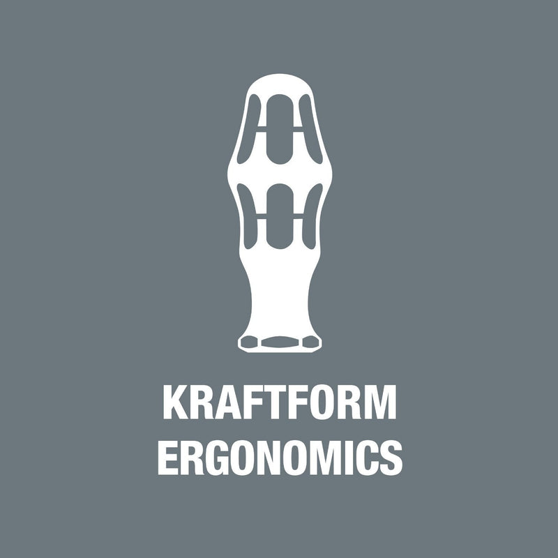 Wera 05027932001 Kraftform 300 TX Torque-Indicator Torx Screwdriver, TX8 Head, 65mm Blade Length TX 8 Head