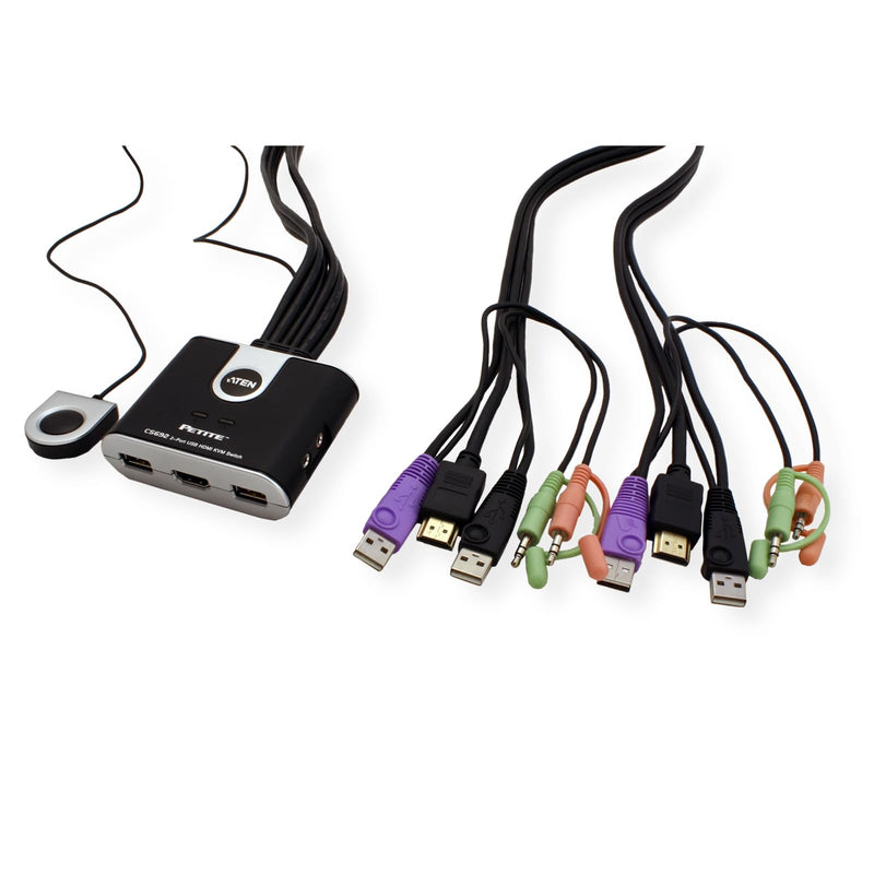 Aten Technologies CS692 2-Port USB HD Video/Audio KVM Switch