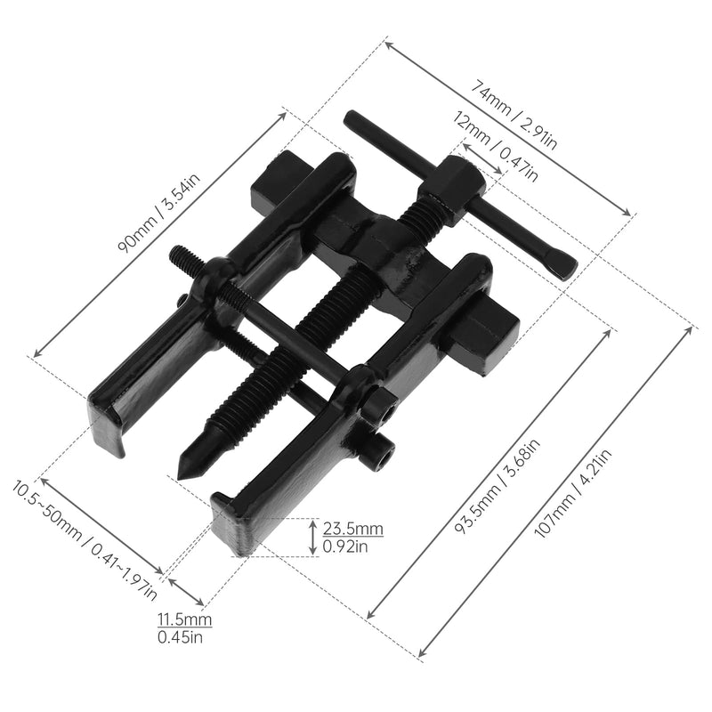 Two Claw Separate Lifting Device Pull Bearing Puller for Bearing Maintenance/Auto Car Repair, Strengthen Bearing Auto Mechanic Bearing Puller Tool (3 inch) 3 inch