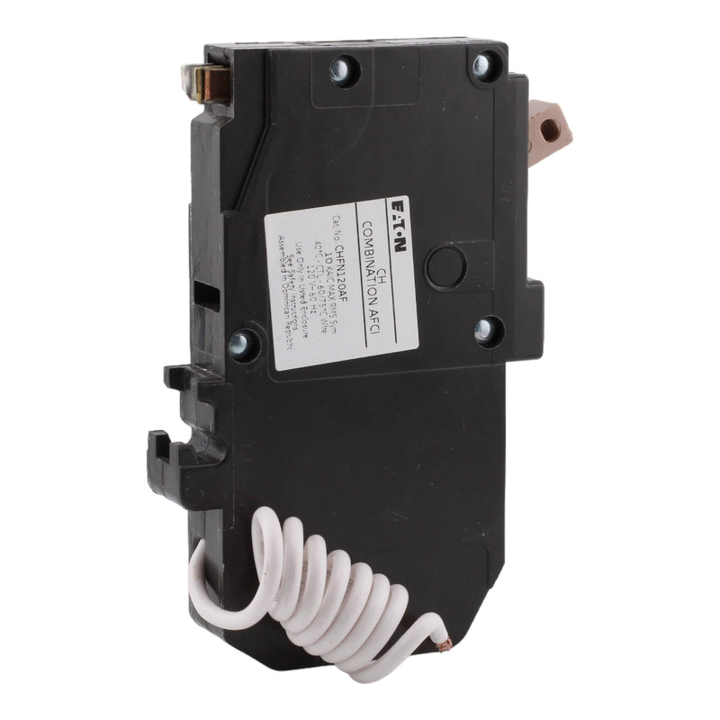 CUTLER-HAMMER CHFN120AF 20 Amp Single Pole Arc Fault Circuit Breaker (AFCI), Pigtail Neutral, 120/240V, 10kAIC, UL Listed (1)