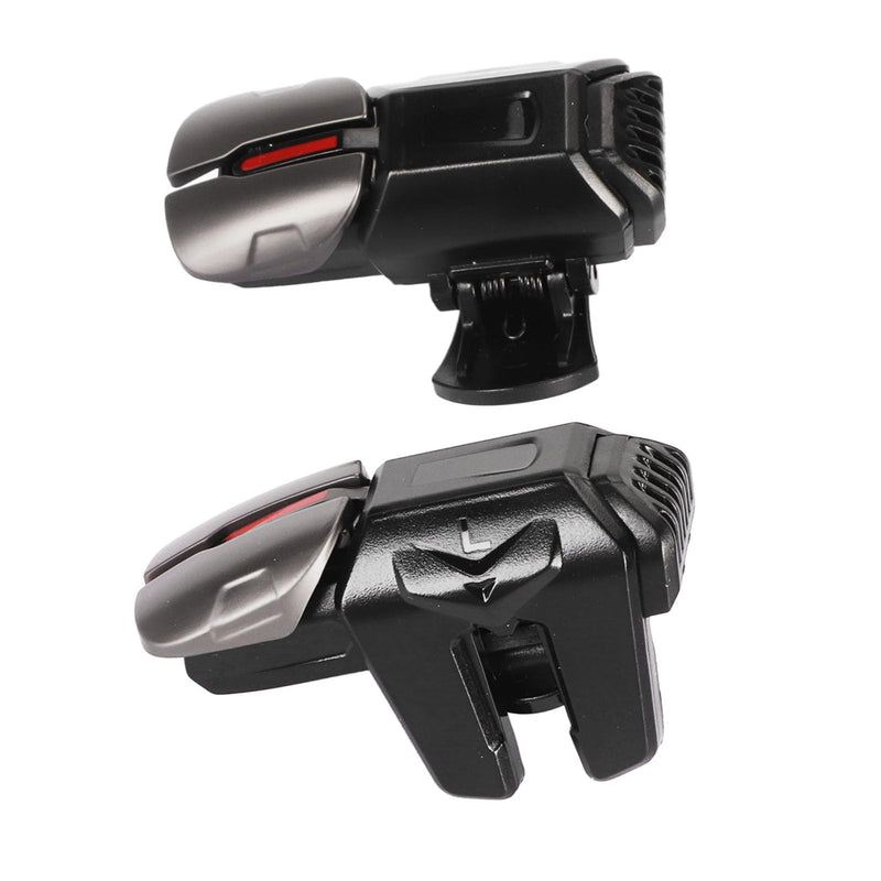 SUNGOOYUE Mobile Game Trigger, 6 Finger Operation with Fast Continuous Tap Function, Durable Metal Buttons for iOS Cellphone, Compatible with G21G22 G5G7