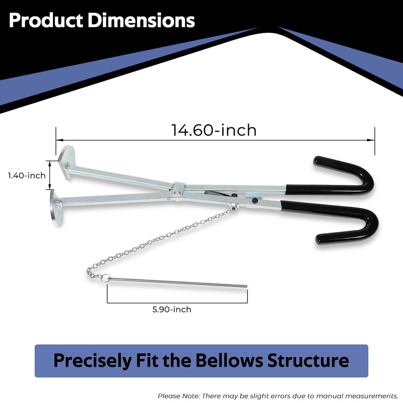 Exhaust Bellows Expander Tool for Mercruiser Alpha & Bravo Sterndrives, Ergonomic Design and Cast Steel Construction, 91-45497A1, Silver