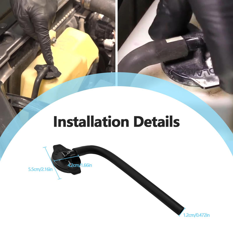 Coolant Reservoir Cap Compatible with 2011-2020 Toyota Sienna, 2010-2015 Lexus RX350 RX450h Replaces 16405-31070 16405-0P040