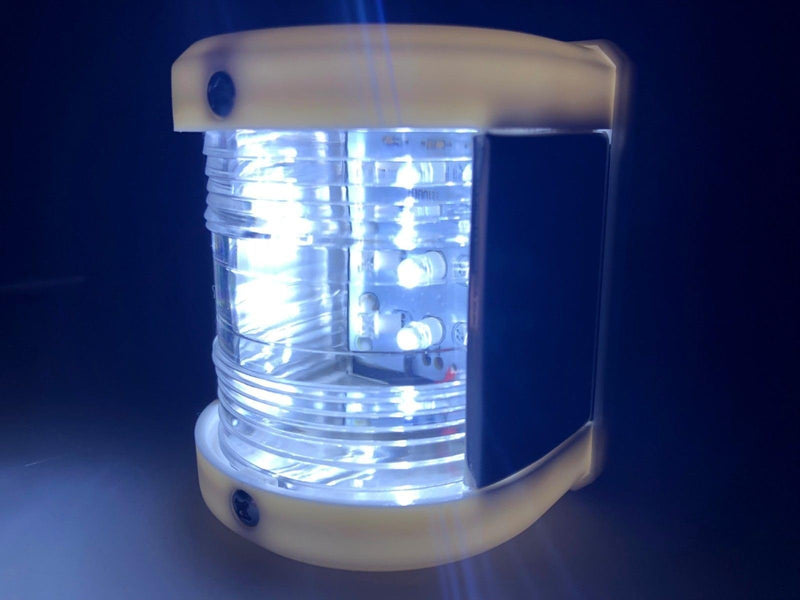 Pactrade Marine Boat White Stern LED Navigation Light Waterproof 2 Nautical Miles