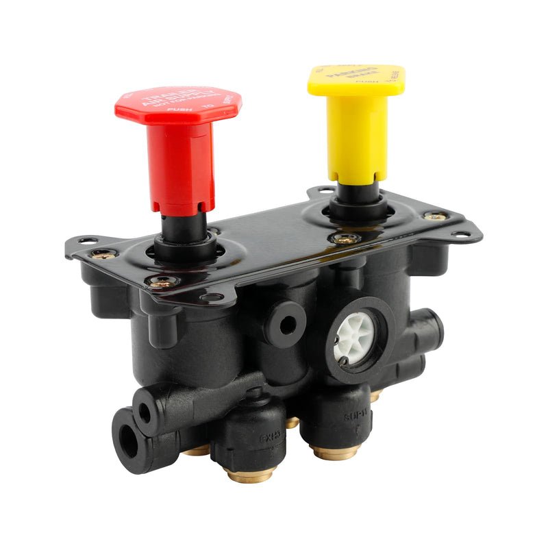 800257 MV-3 Dash Air Brake Control Valve - Bendix 065523 Trailer Parking Brake Valve with 3/8 Push to Connect Port - Compatible with Peterbilt and International Commercial Heavy Duty Trucks 800257