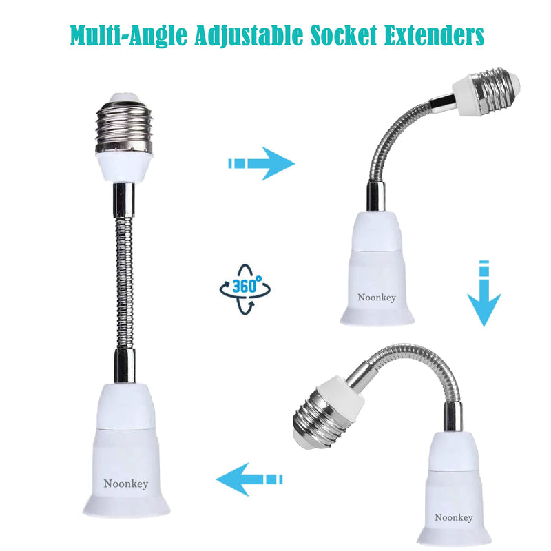 2K Home Security Camera & 7.5 Inch Socket Extender