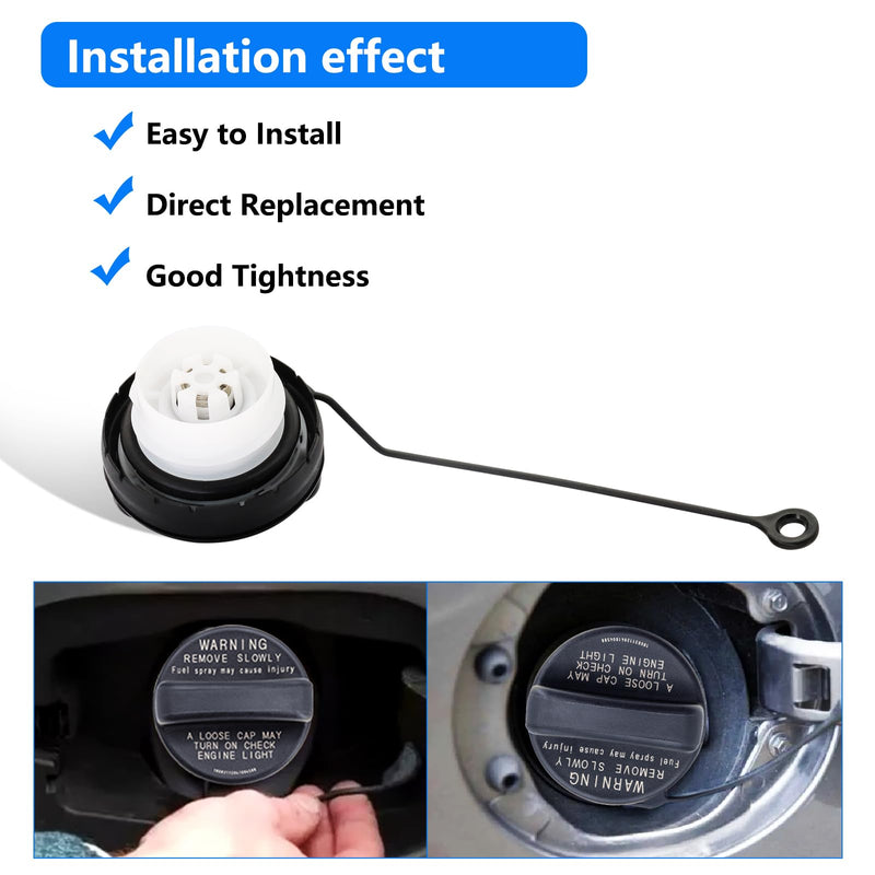 Gas Cap, Fuel Tank Cap Fit for Subaru, 2010-2024 Outback Impreza Legacy, 14-23 Forester, 13-23 Brz, 13-24 Crosstrek, 15-23 WRX, 19-23 Ascent gas caps, Replace 42031AJ000 42031FJ000 42031FJ001