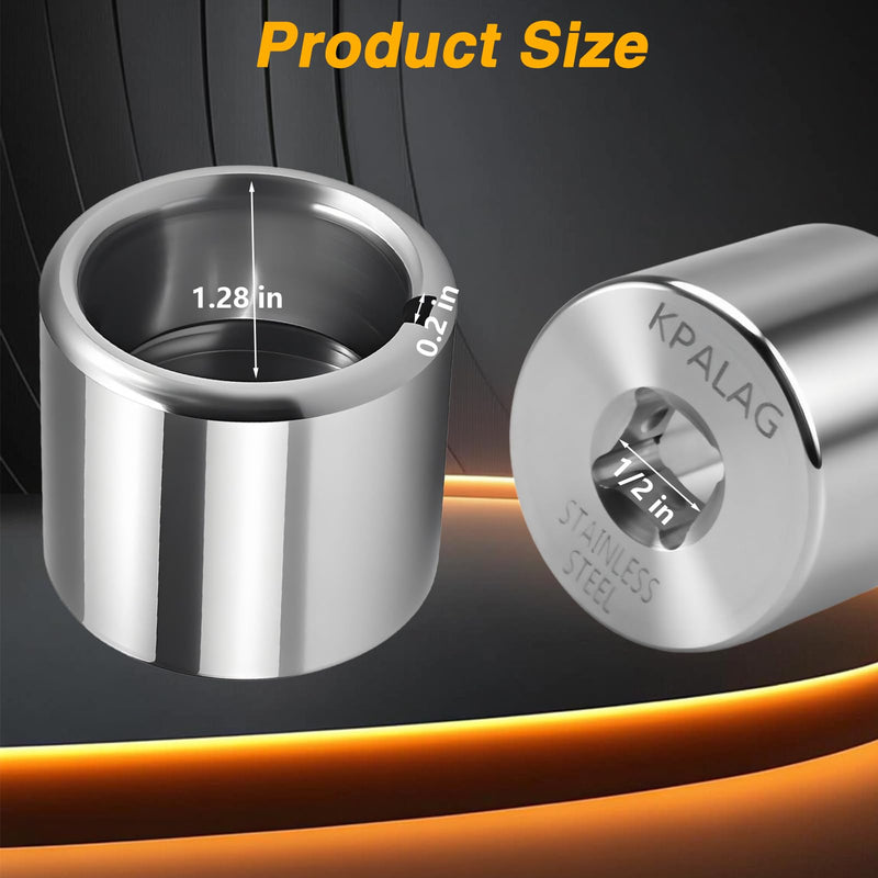 Stainless Steel SBC Crank Crankshaft Turning Socket Compatible with Small Block Chevy 1955-2000 V8 1978-2006 200/262