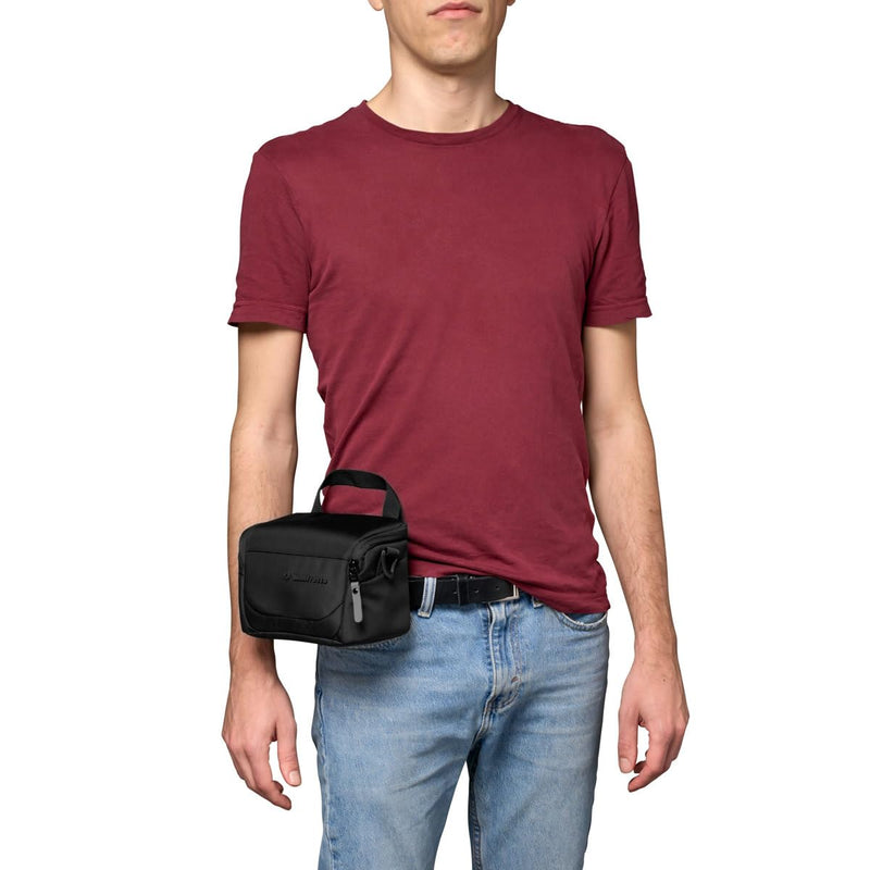 Manfrotto Advanced Shoulder Bag XS III for Reflex and Mirrorless Camera with Lens, Camera Bag, Camera Case with Tripod Mount and Rain Cover