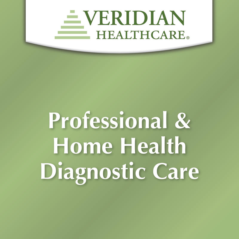 Veridian Healthcare Prism Series Single Head Nurse Stethoscope | Teal | Lightweight Anodized Chestpiece | Soft & Mushroom Eartips Included | 30" Total Length | Boxed