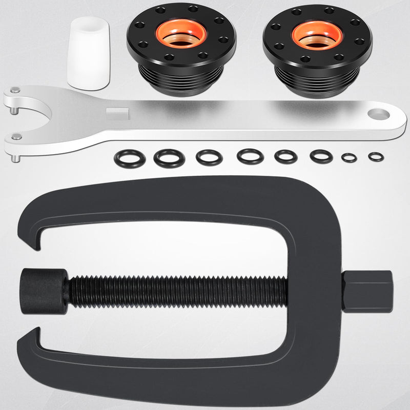 Bonbo for Seastar HC5345 Front Mount Hydraulic Steering Cylinder Seals Kit with Pin Wrench HS5157 & for All Seastar Steering Support Bracket Puller