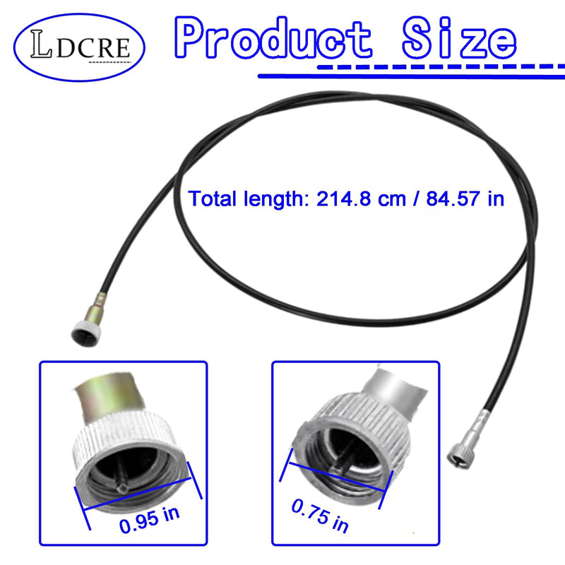 Transmission Speedometer Cable 7641443183,Fits for 55 56 57 Chevy 700R4 TH350 TH400 TH-200,TH-350 TH-400 TH-200-4R TH-700R4,Compatible with Chrysler transmissions 727,904