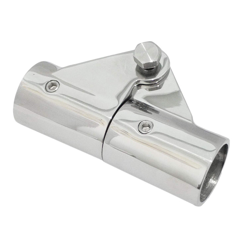 316SS Boat Tube Connector,Boat Rail Fittings Folding Swivel Connector for 1INCH O.D.tube/pipe Marine Boat Yacht