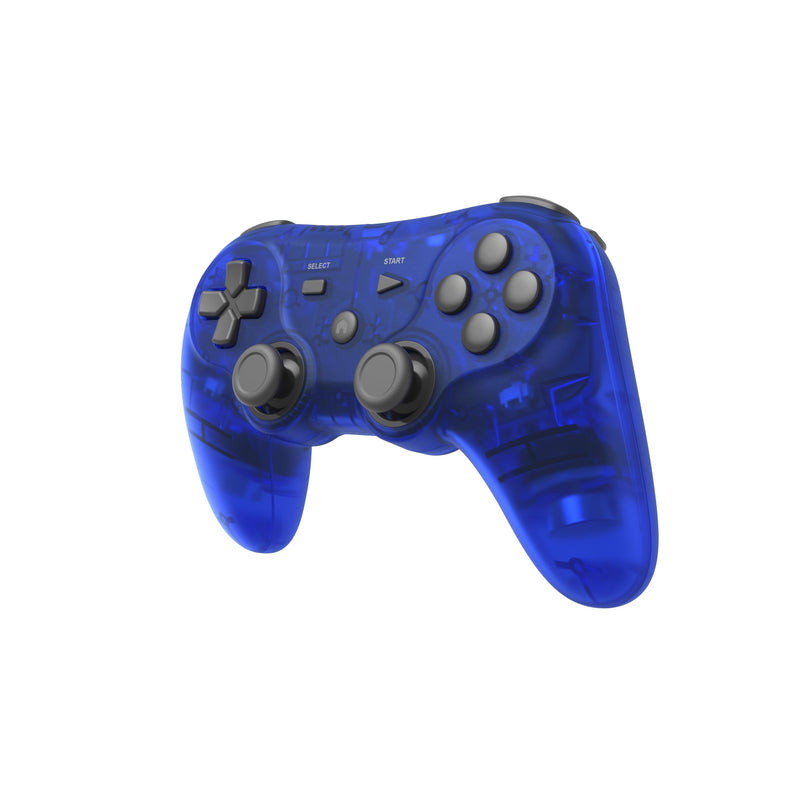Retro Fighters Defender Pro Wireless Controller for PS1, PS2, PS3, Switch, & PC | 2.4GHz & Bluetooth (Ocean Blue) Ocean Blue