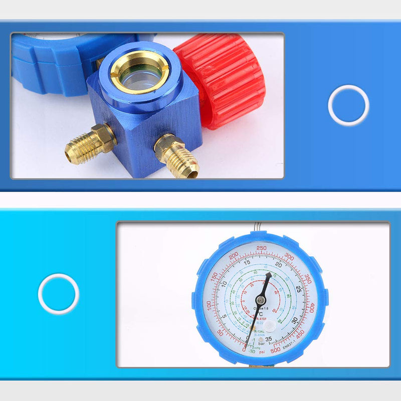 Single Meter Air Condition Refrigerant Pressure List for Car A/C Refrigeration Systems