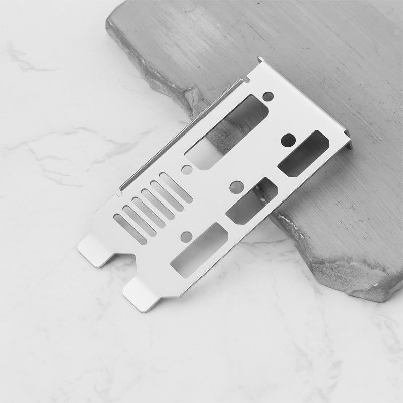 Half Height GPU PCI Slot IO Bracket 8 cm Compatible with Gigabyte GTX 750 1050 1050 Ti 1650