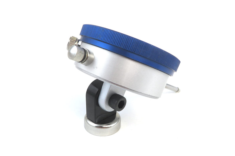 Miniature Magnetic Mag Base with Dial Indicator, 40 Pounds Holding Power (Magnetic Base with Dial Indicator)