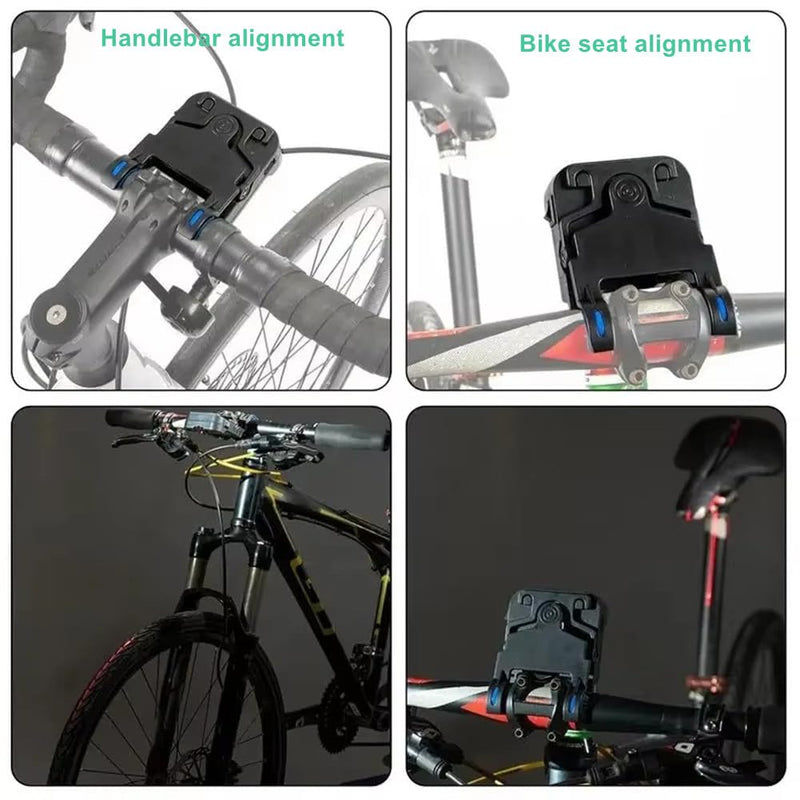 Handlebar Laser Aligner for Bicycles, Bike Seat Calibrator Bike Tool,Bicycle Handlebar Laser Aligner Seat Center Adjuster Measurement Tool, Aligning Indicator Tool